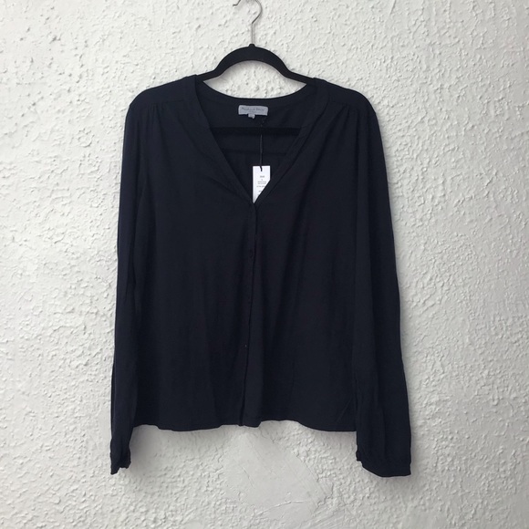 MICHAEL STARS 'Mason' Button Up Top in Admiral - Picture 5 of 7